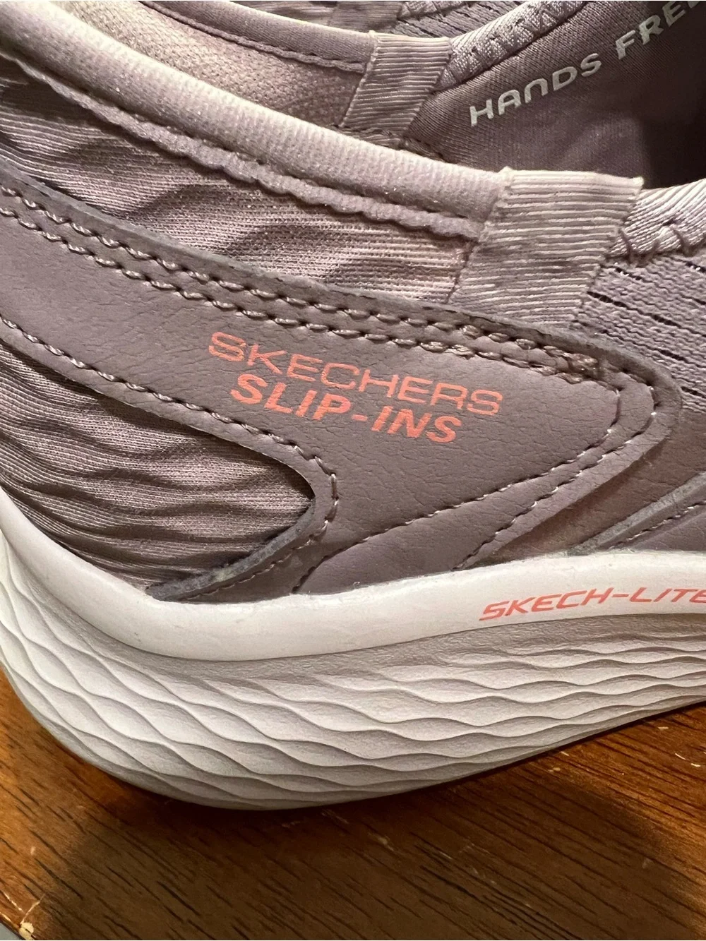 Skechers Hands Free Ladies Lavender Slip-On Athletic Sneakers
